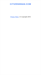 Mobile Screenshot of citizensban.com